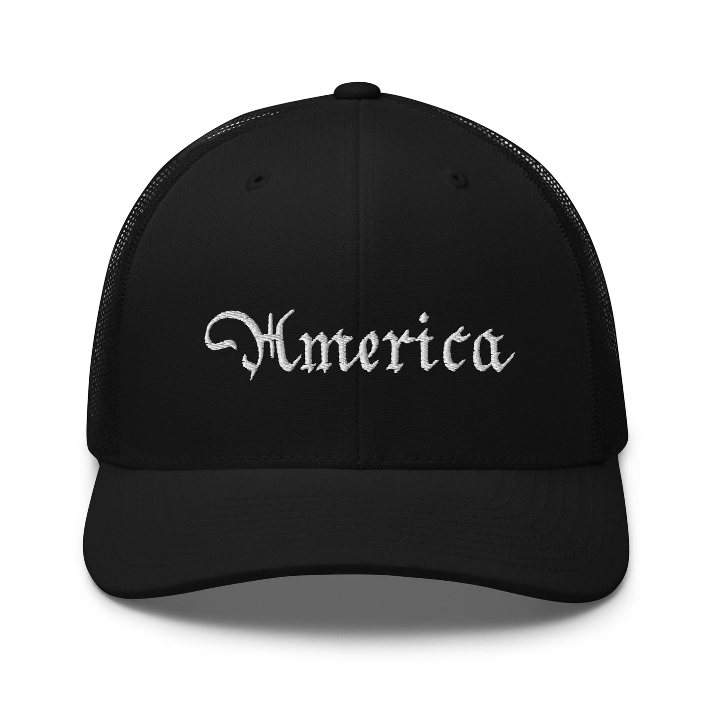 American Hat - America Trucker Cap White