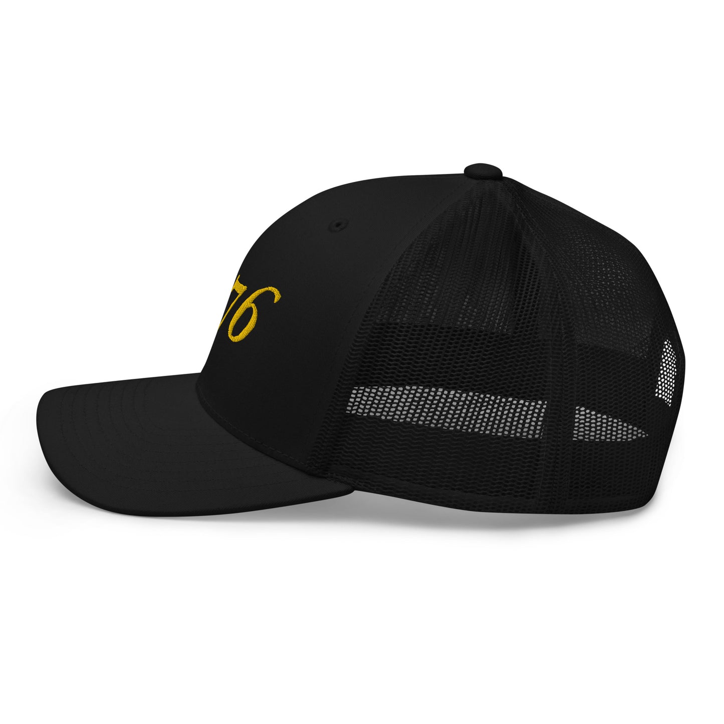 1776 Trucker Hat - Gold Detail