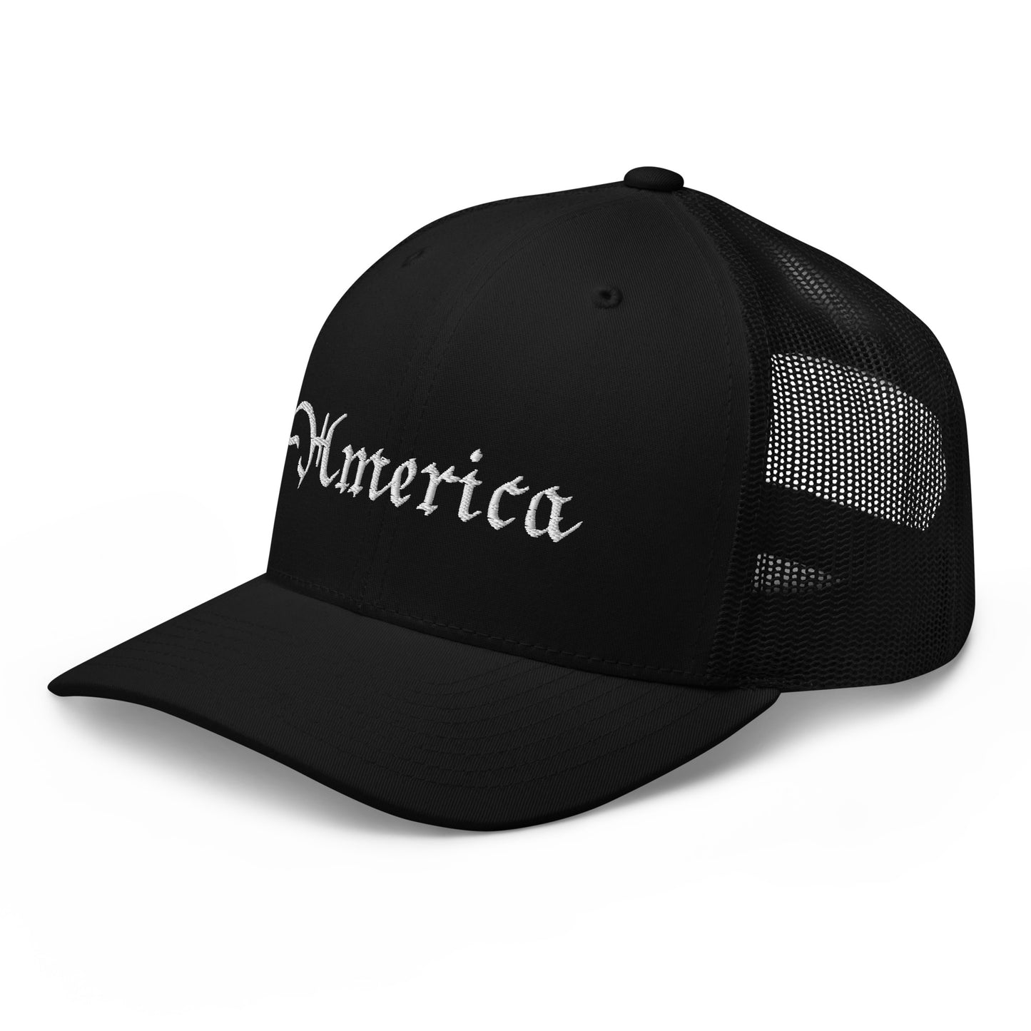 American Hat - America Trucker Cap White