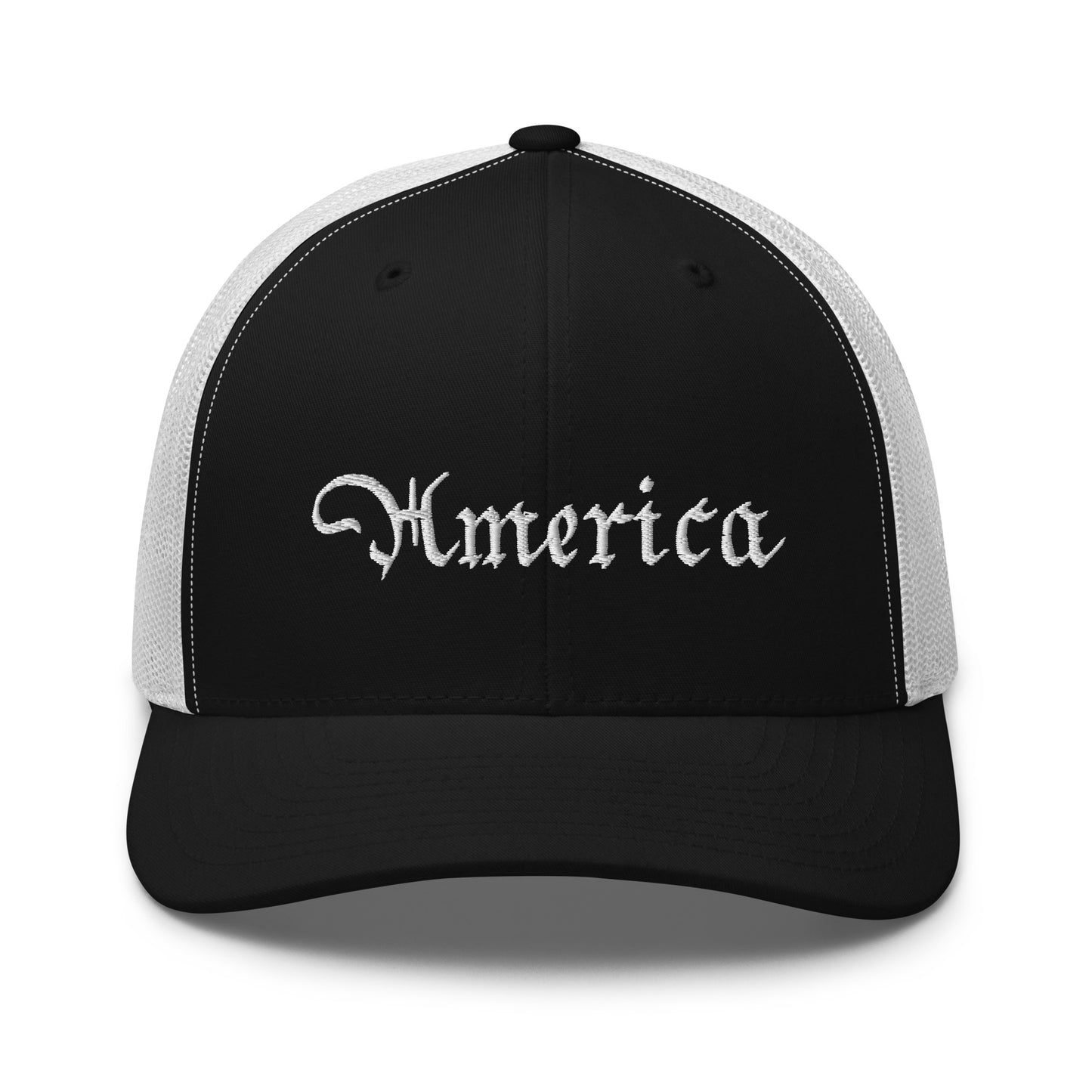 American Hat - America Trucker Cap White