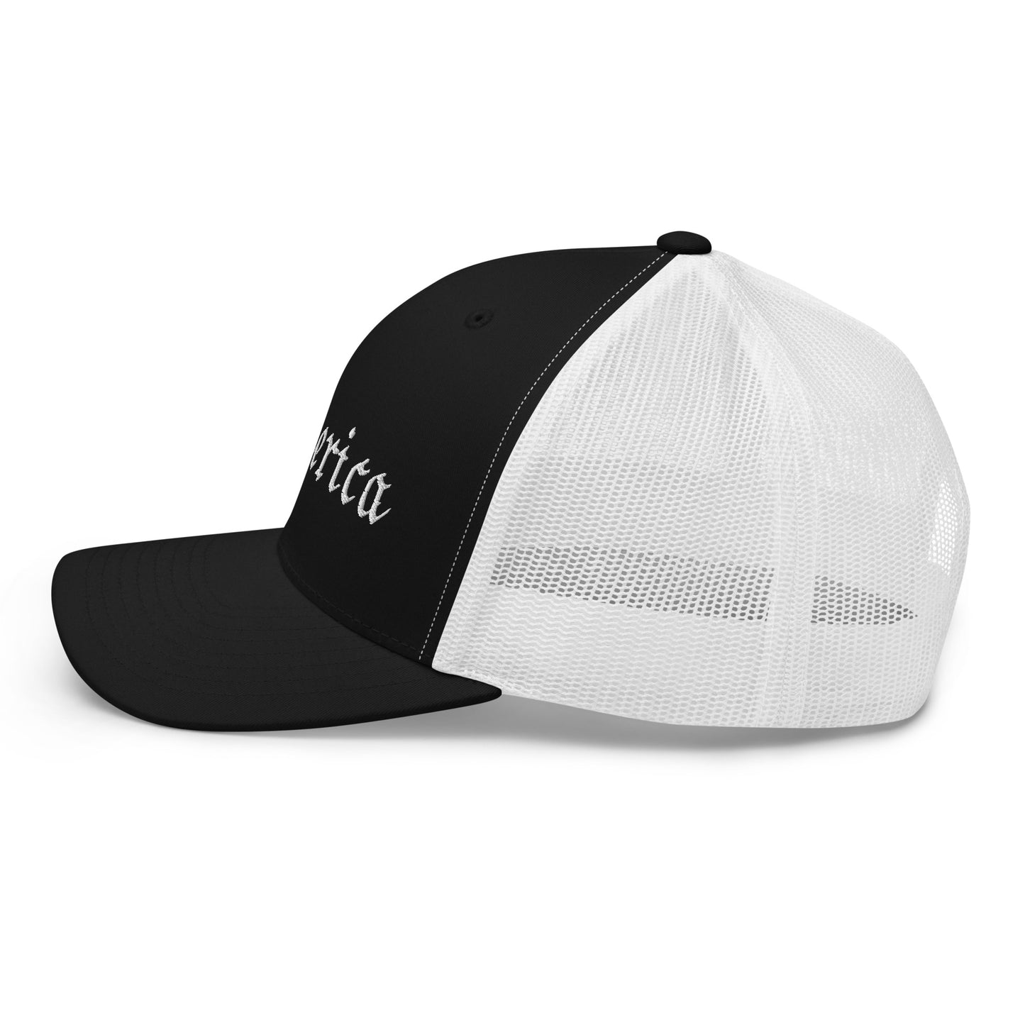 American Hat - America Trucker Cap White