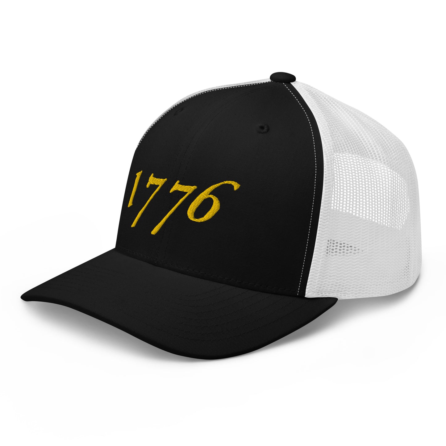 1776 Trucker Hat - Gold Detail