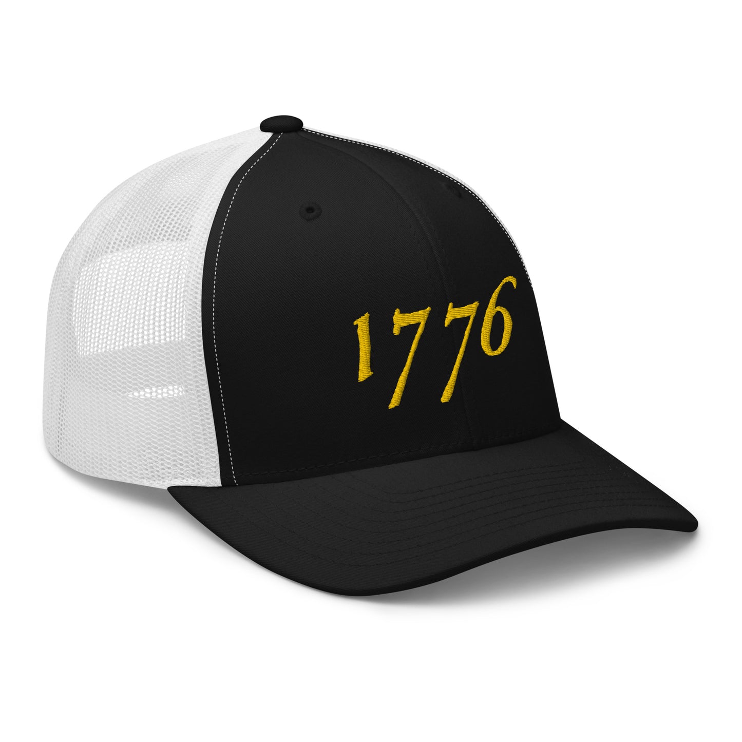 1776 Trucker Hat - Gold Detail