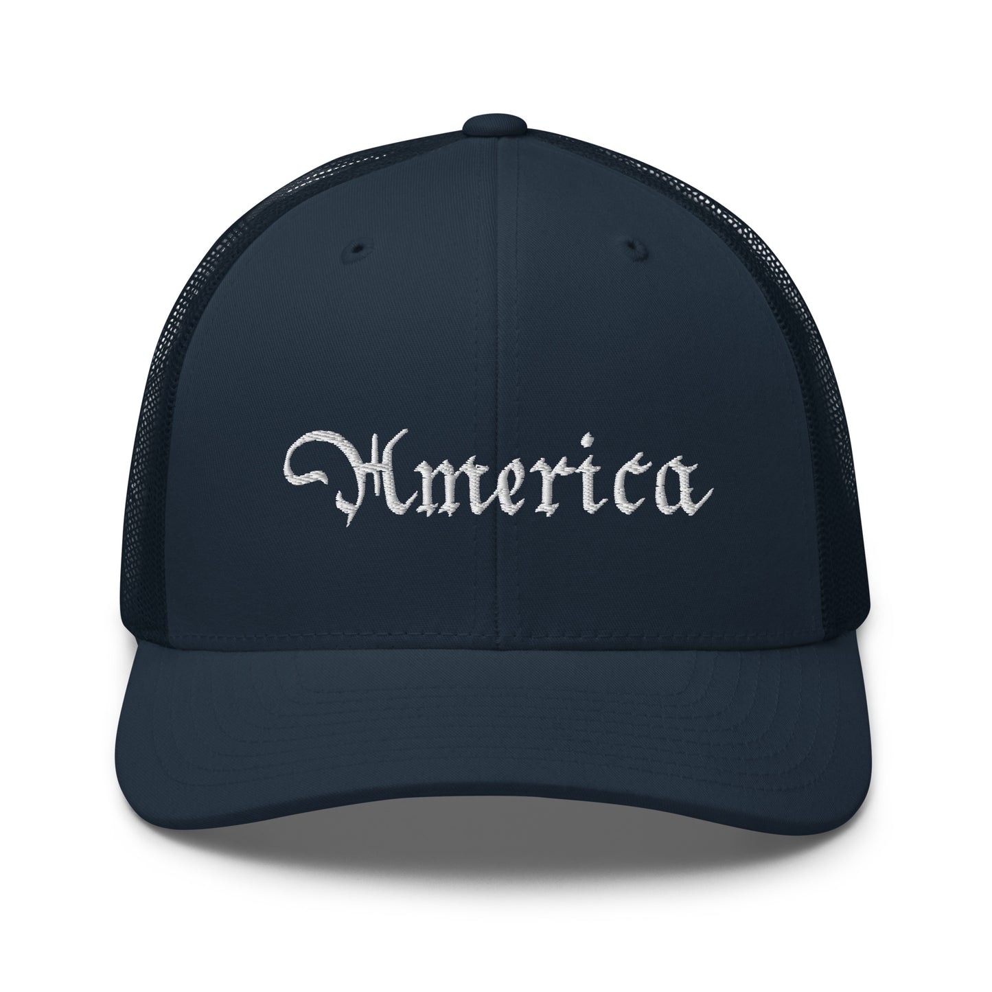 American Hat - America Trucker Cap White