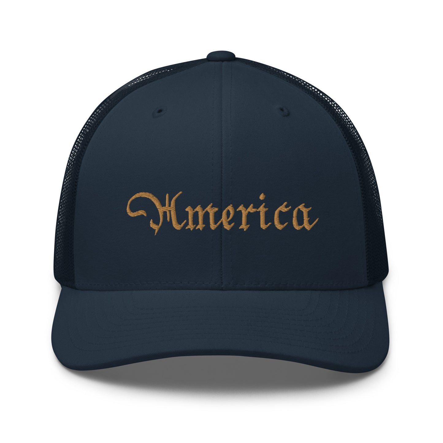 American Hat - America Trucker Cap Old Gold