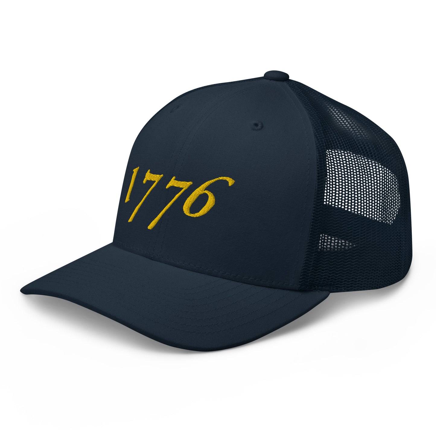 1776 Trucker Hat - Gold Detail