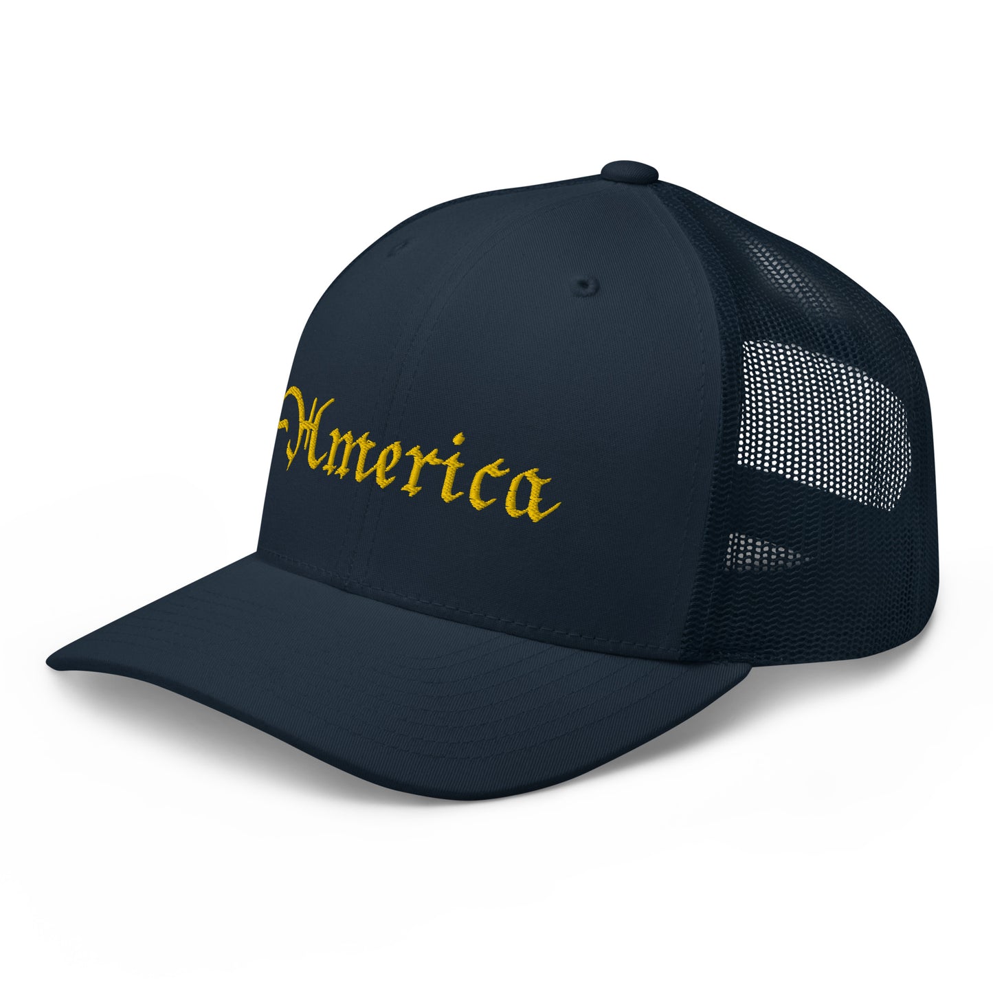 American Hat - America Trucker Cap Gold