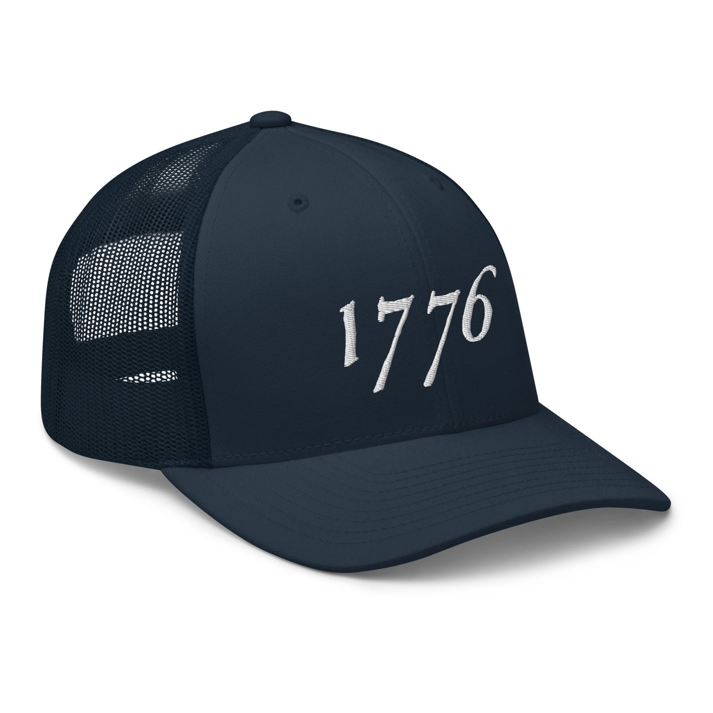 American Hat - 1776 Trucker Cap White