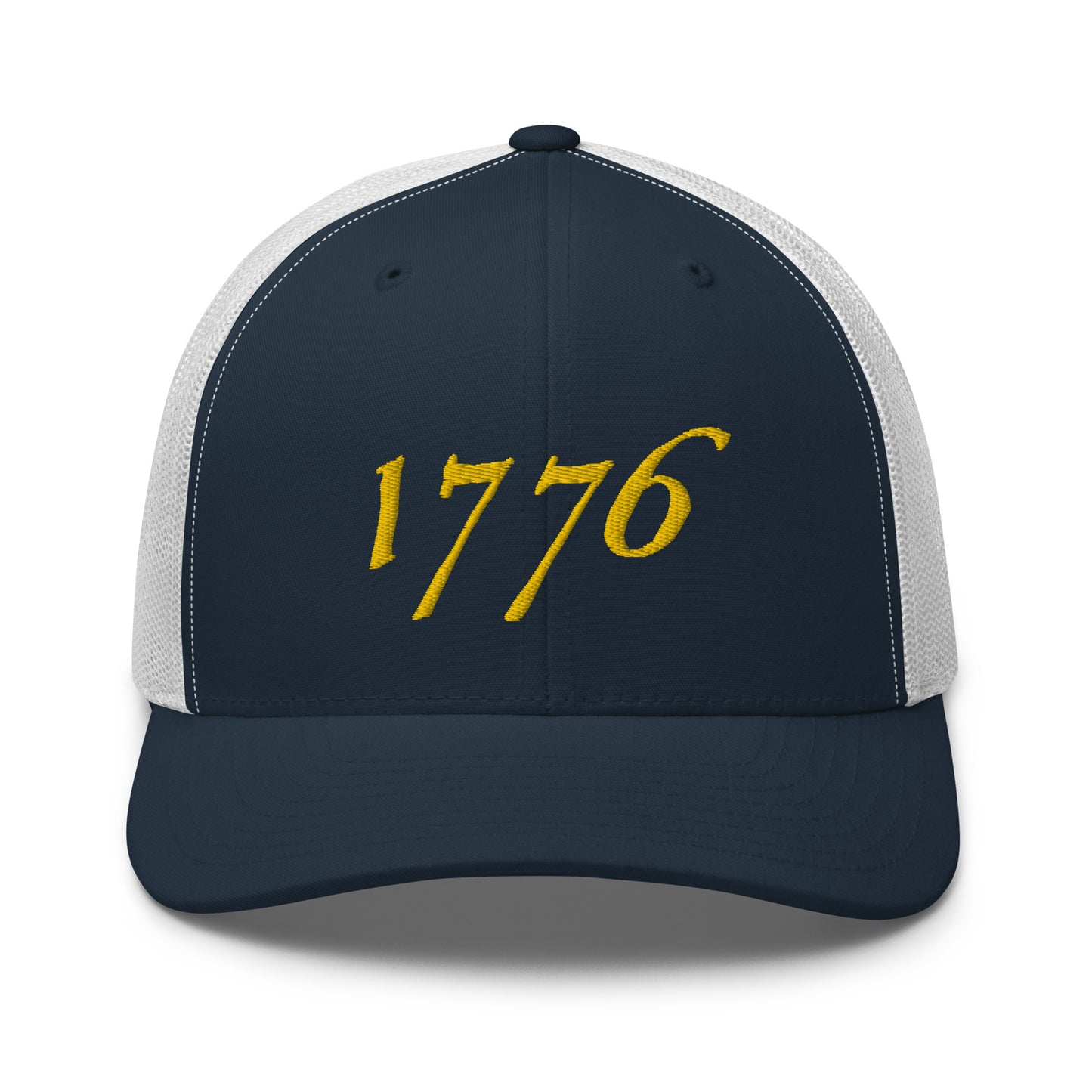 1776 Trucker Hat - Gold Detail