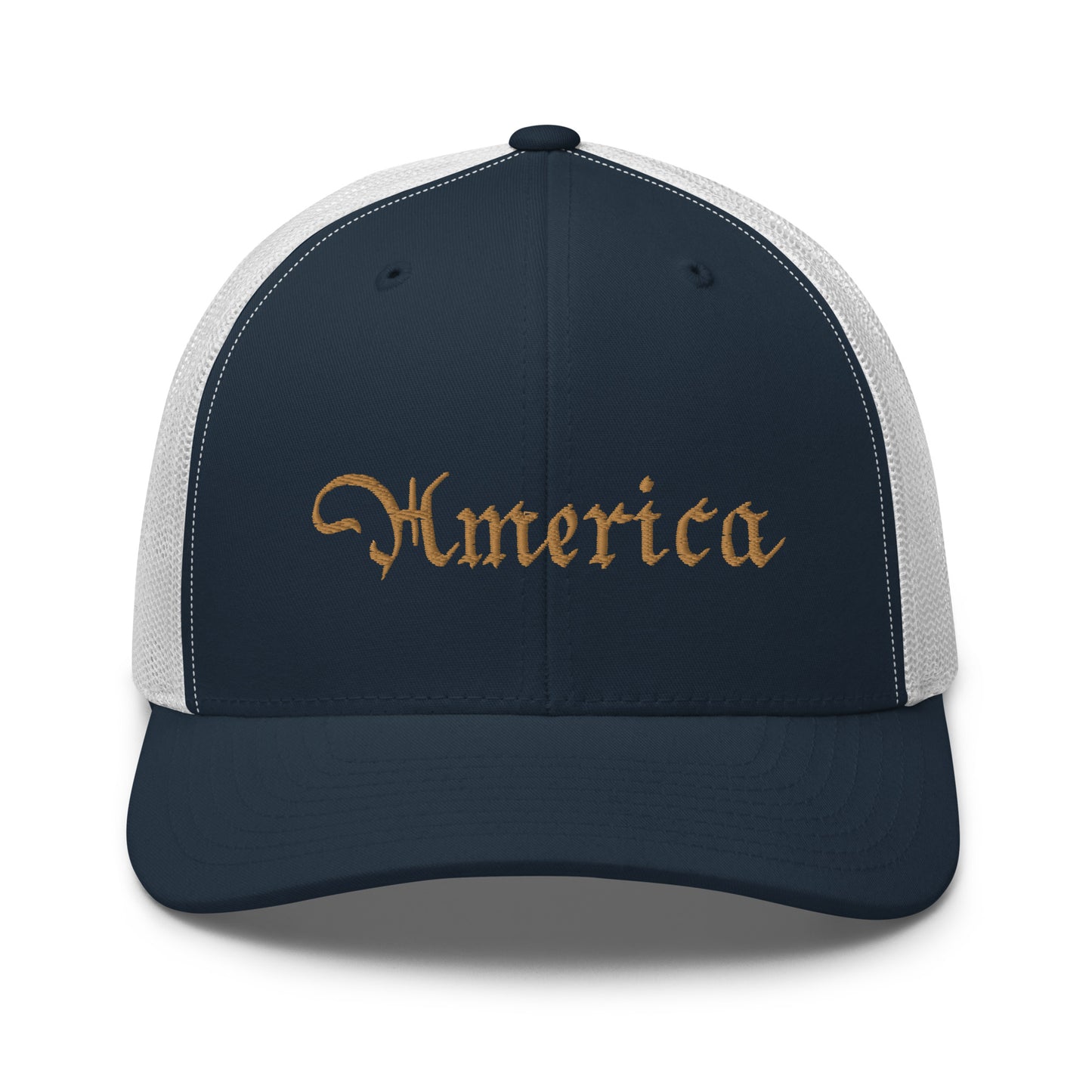 American Hat - America Trucker Cap Old Gold