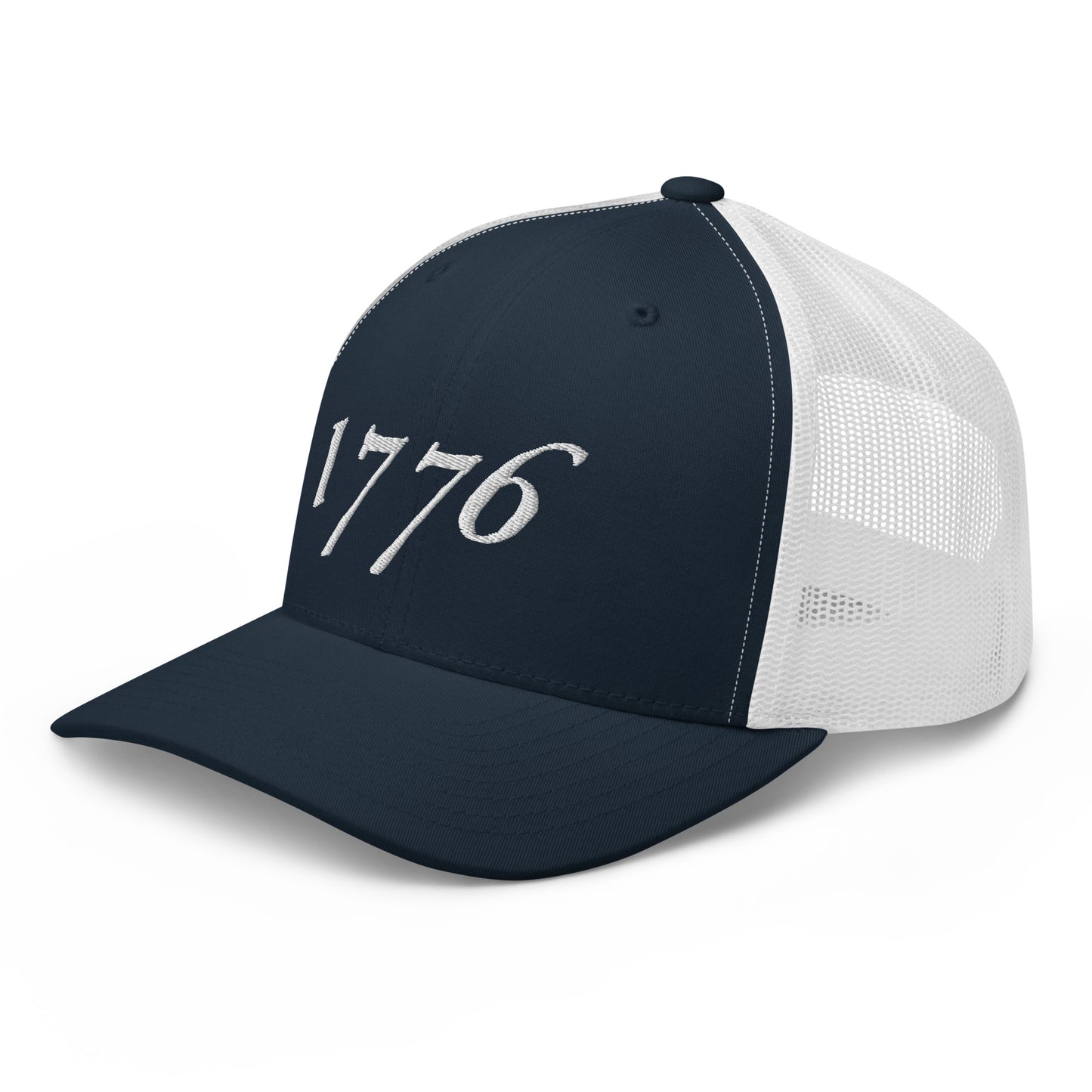 American Hat - 1776 Trucker Cap White