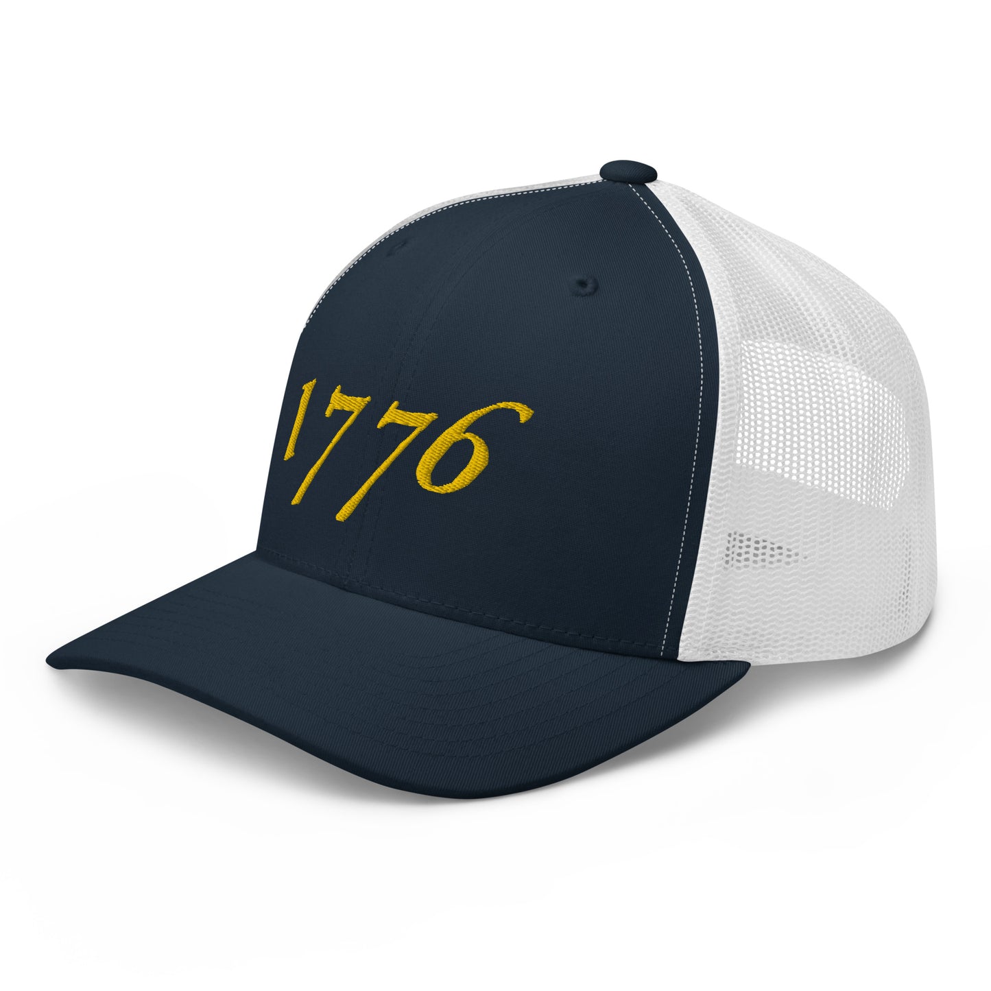 1776 Trucker Hat - Gold Detail