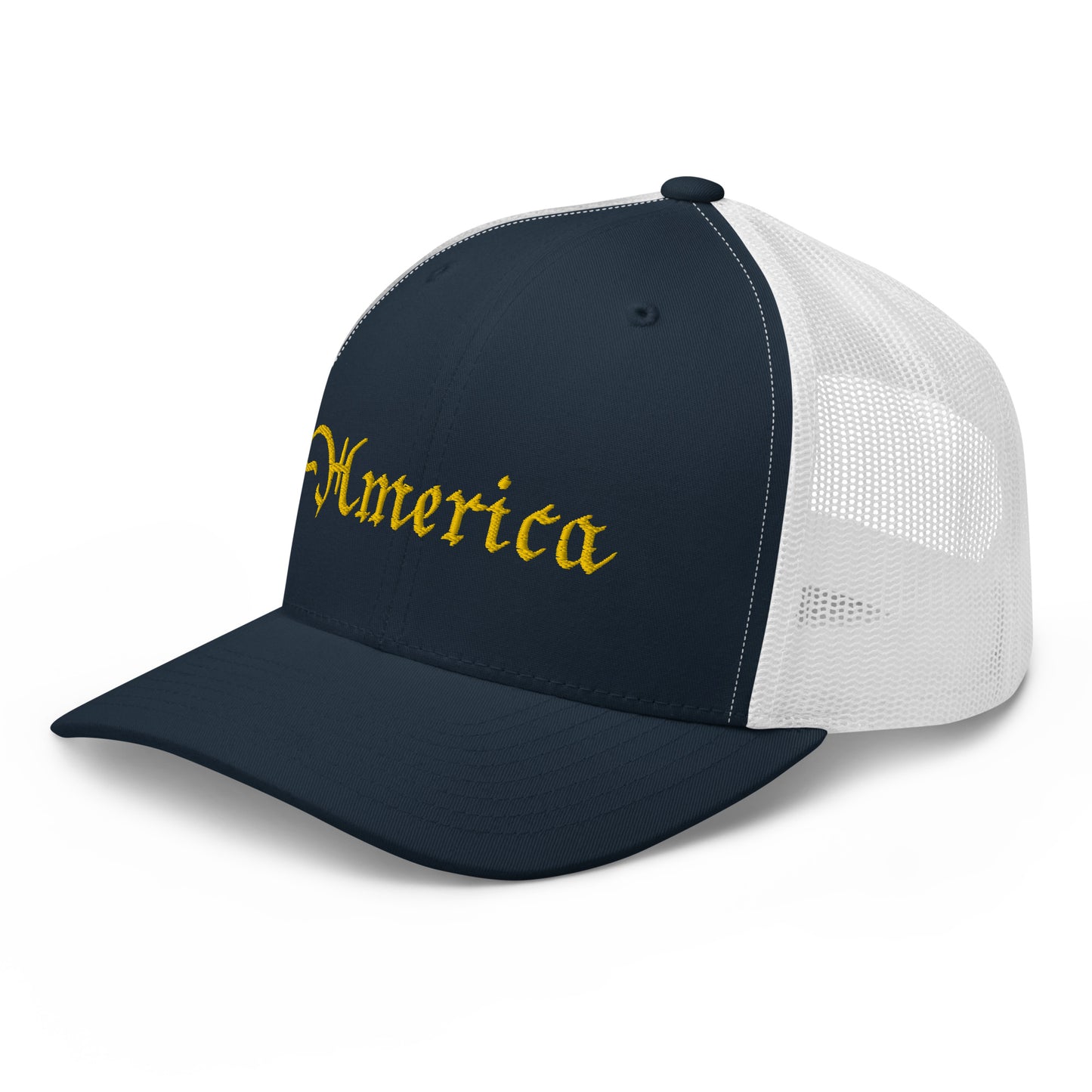 American Hat - America Trucker Cap Gold