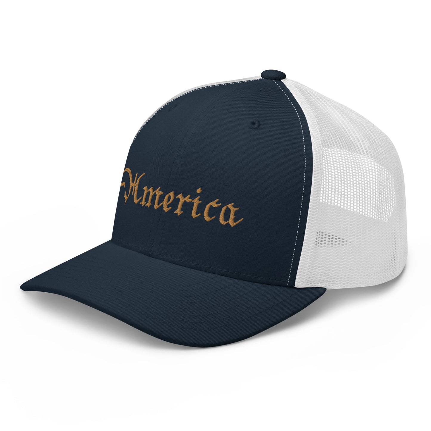 American Hat - America Trucker Cap Old Gold