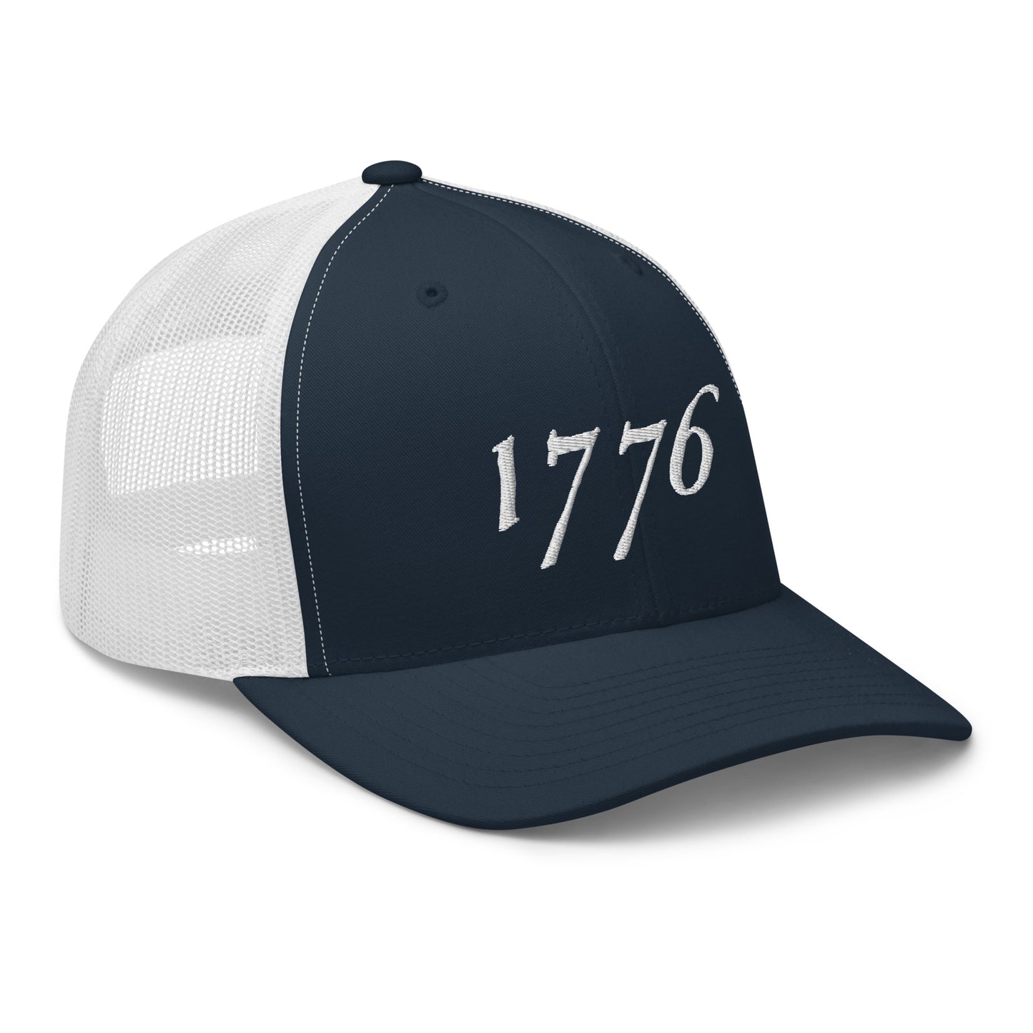 American Hat - 1776 Trucker Cap White