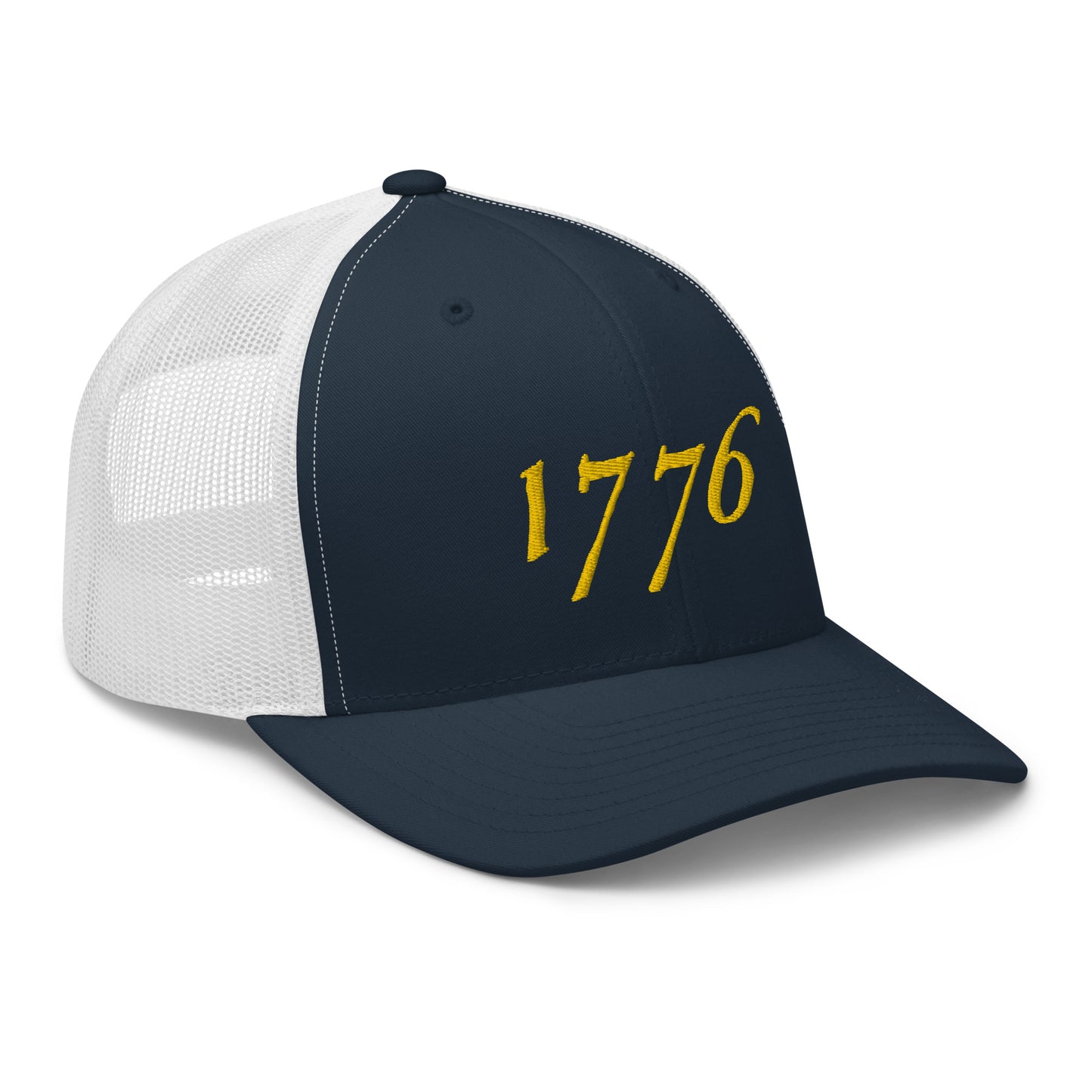 1776 Trucker Hat - Gold Detail