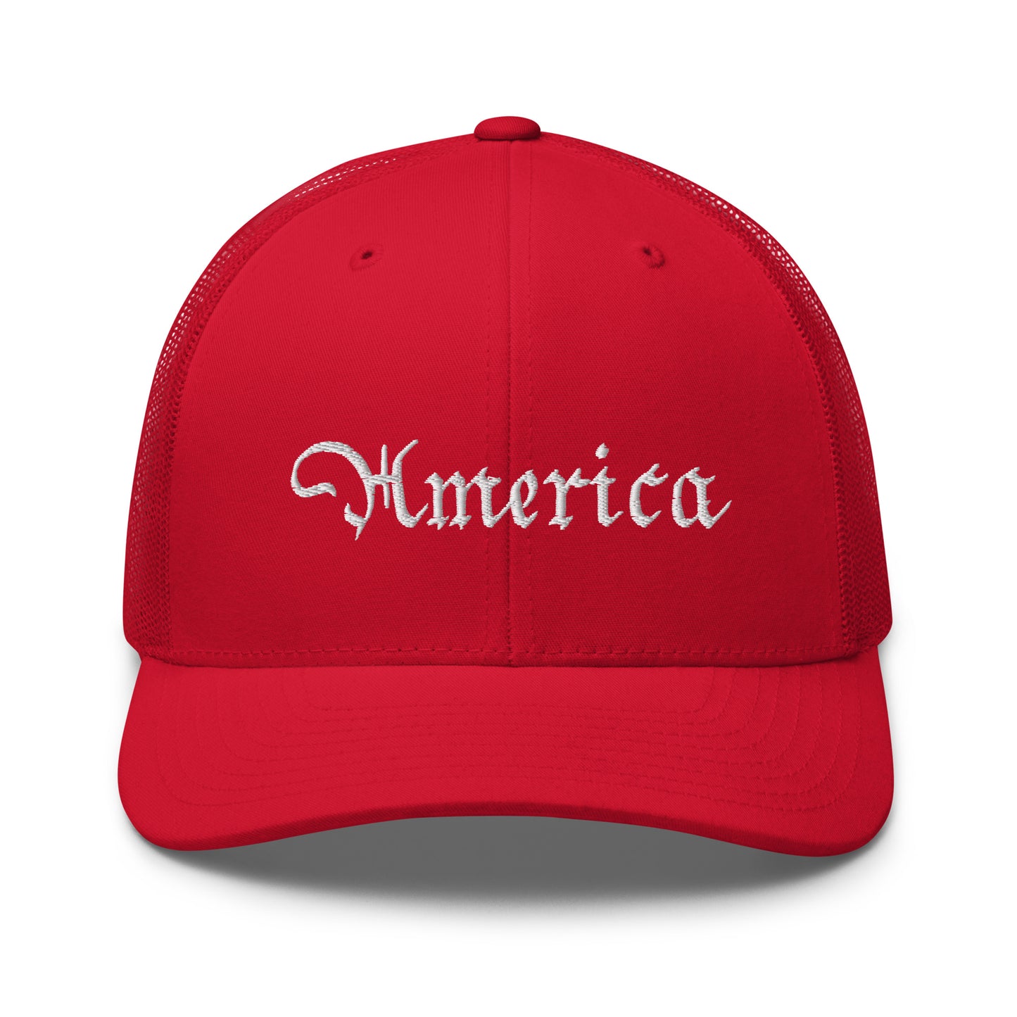 American Hat - America Trucker Cap White