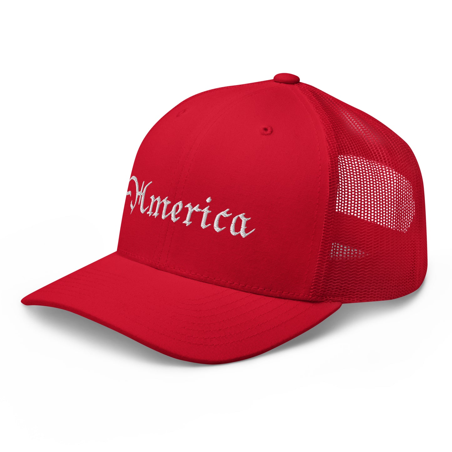 American Hat - America Trucker Cap White