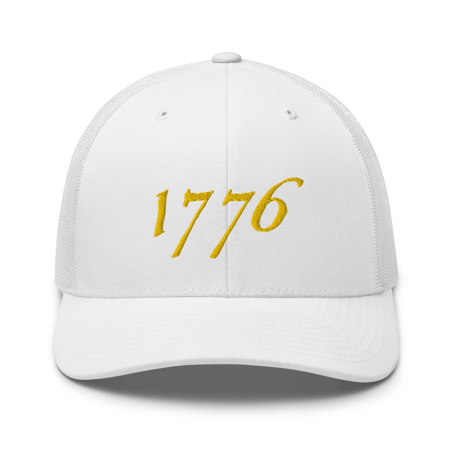 1776 Trucker Hat - Gold Detail