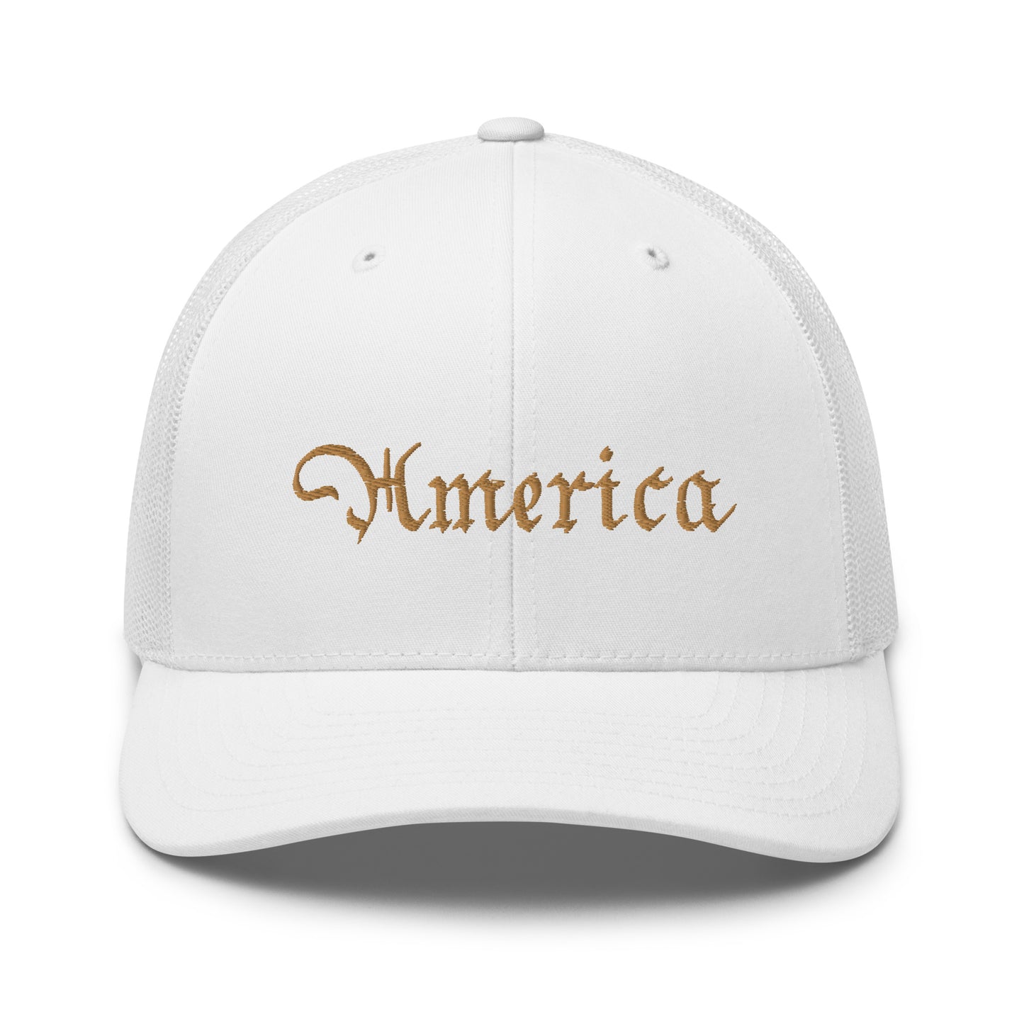 American Hat - America Trucker Cap Old Gold