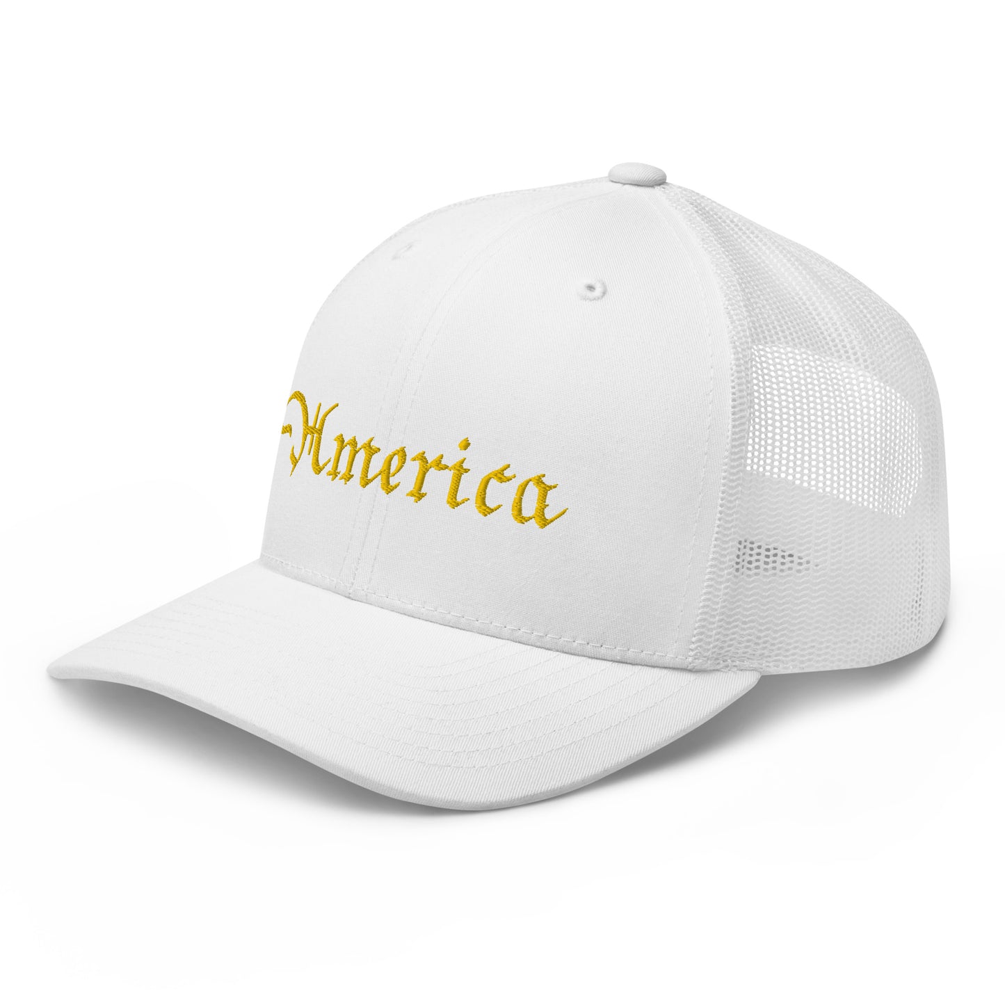 American Hat - America Trucker Cap Gold