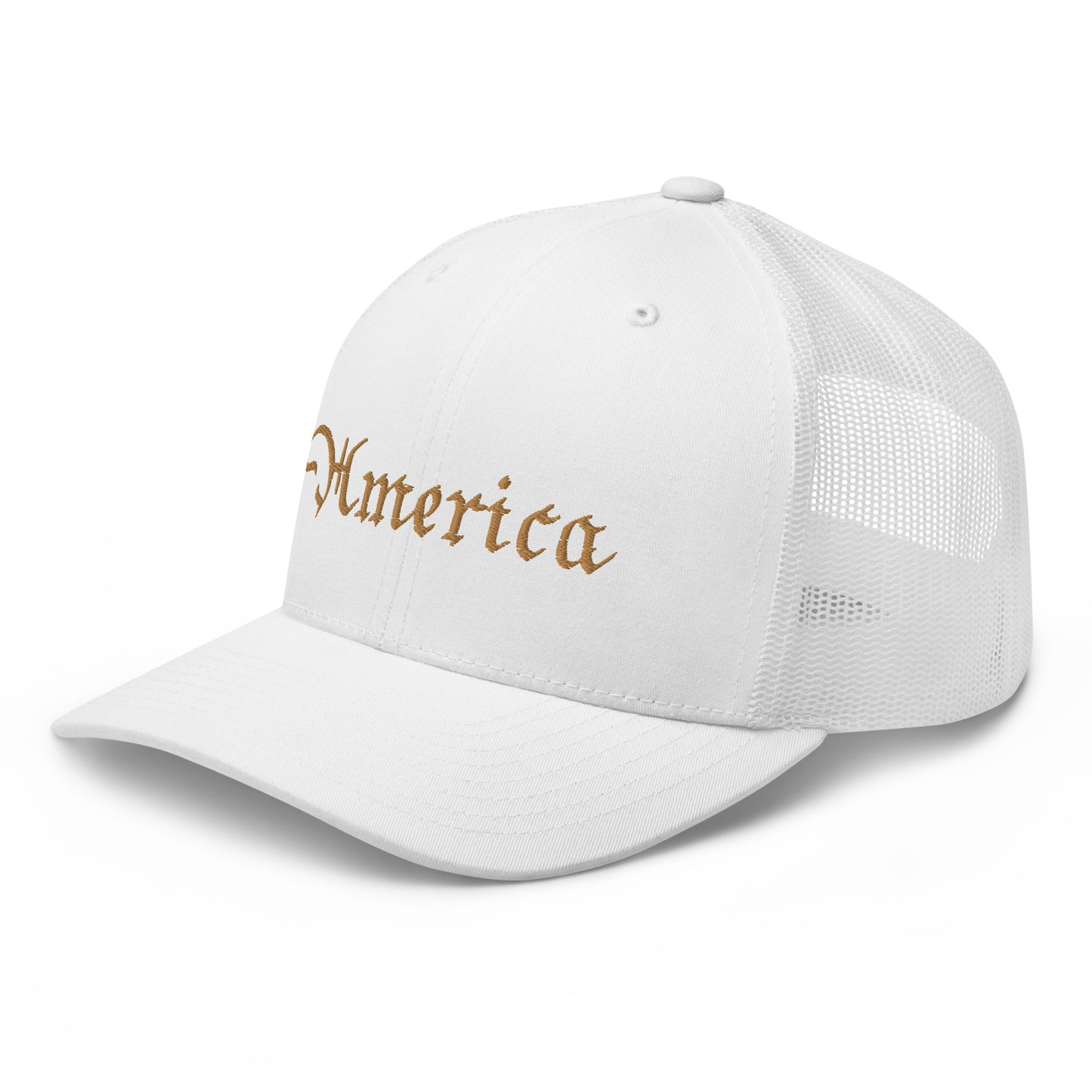 American Hat - America Trucker Cap Old Gold